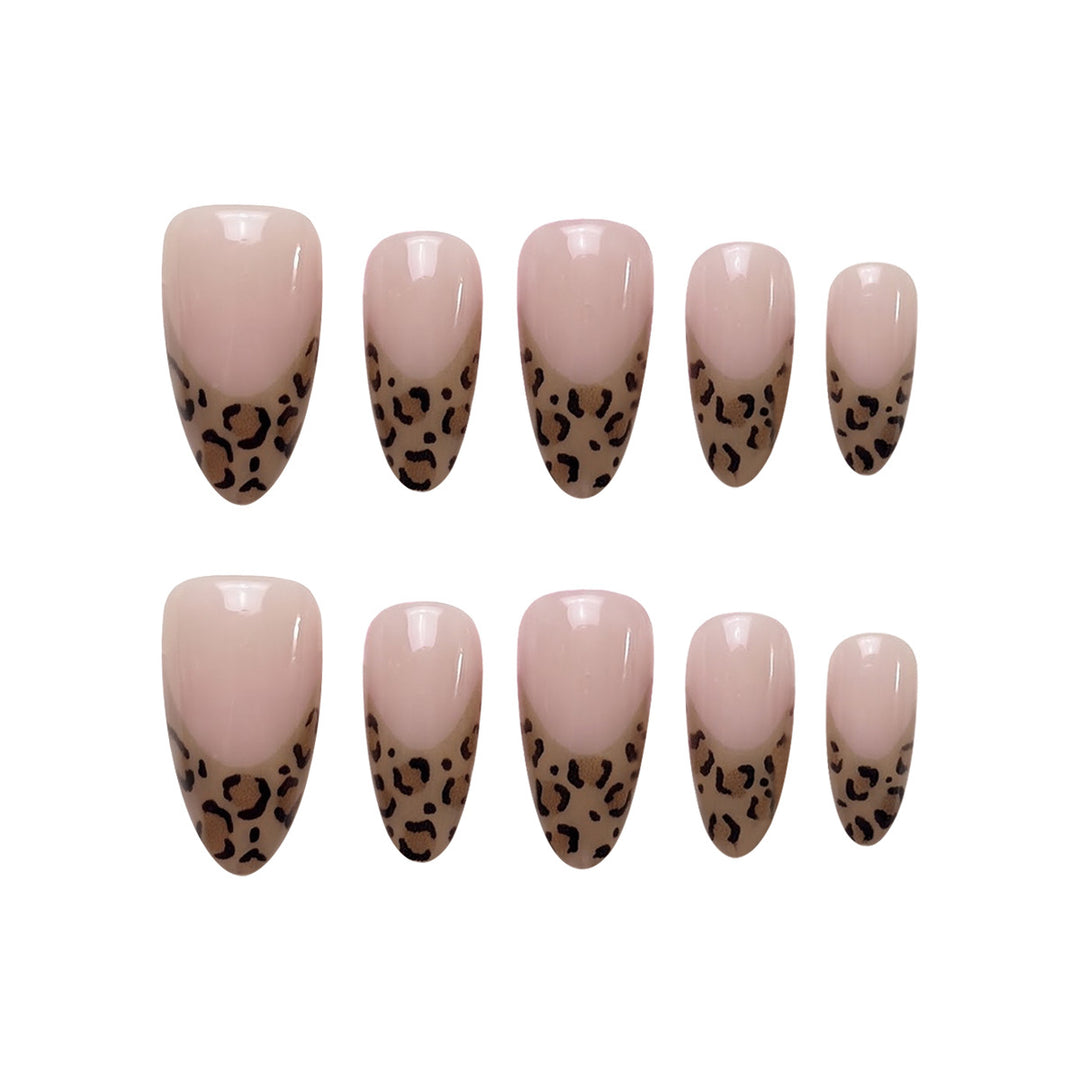 Trendy Animal Print Press-On Nails