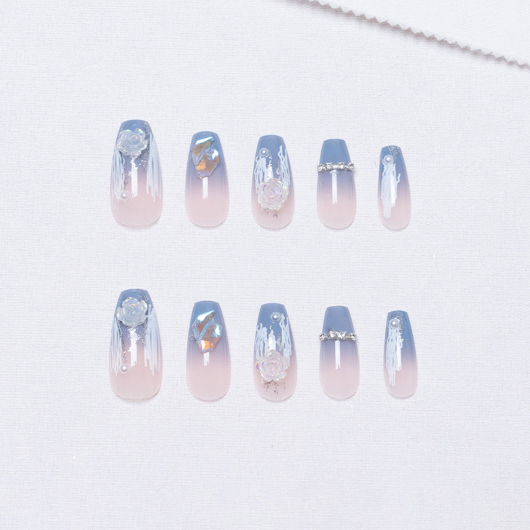 Decorative Long-Lasting Press-On Nails