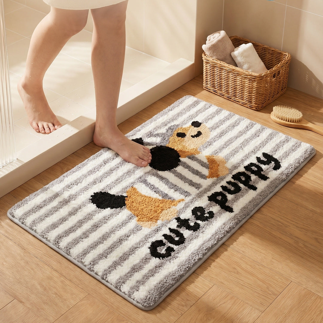 Decorative Dog-Themed Area Rug Kalsten