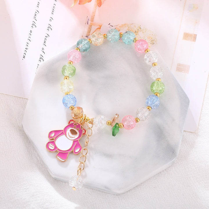 Playful bracelet with colorful glass beads Kalsten