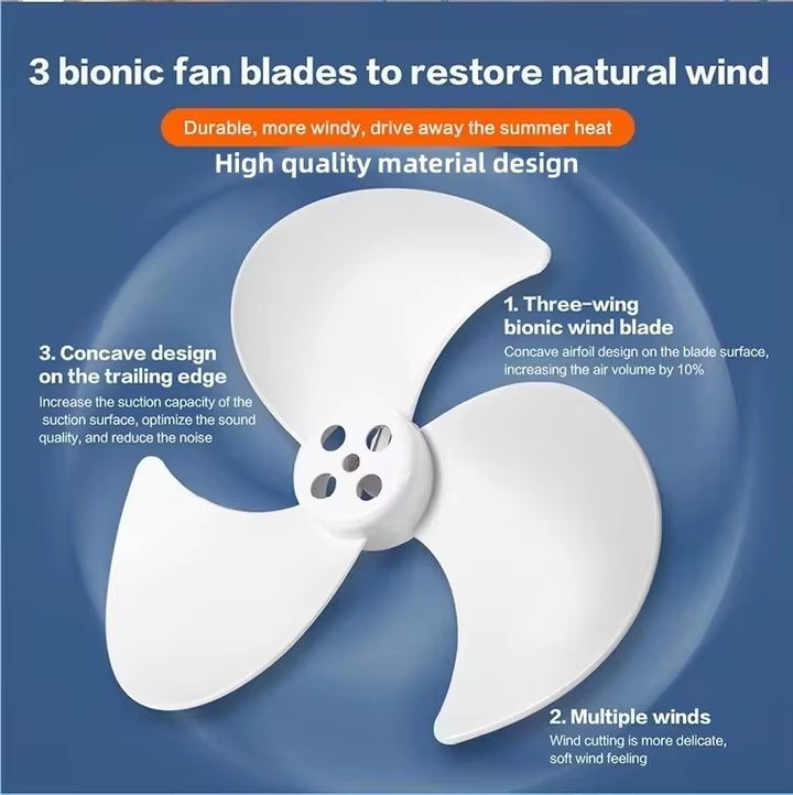 Women's Portable Battery-Powered Fan with Integrated LED Light Kalsten