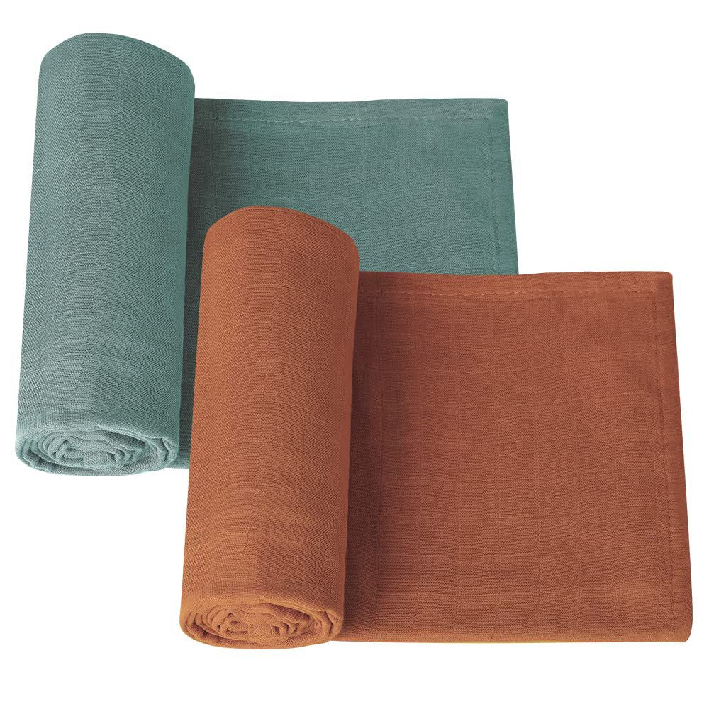Breathable Organic Cotton Multi-Use Swaddle Blanket kalsten