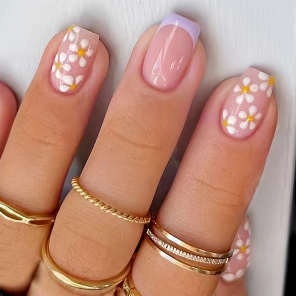 Floral Art Nail Design