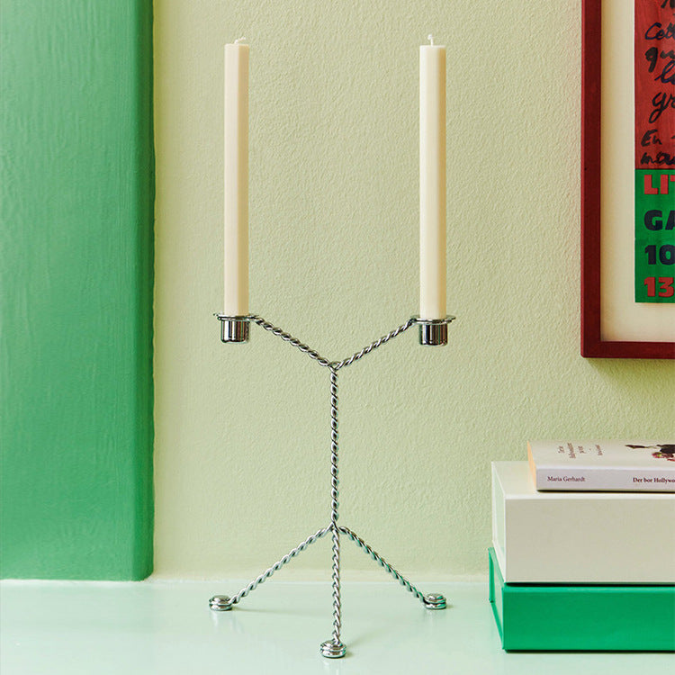 Artistic Wire Candle Holder
