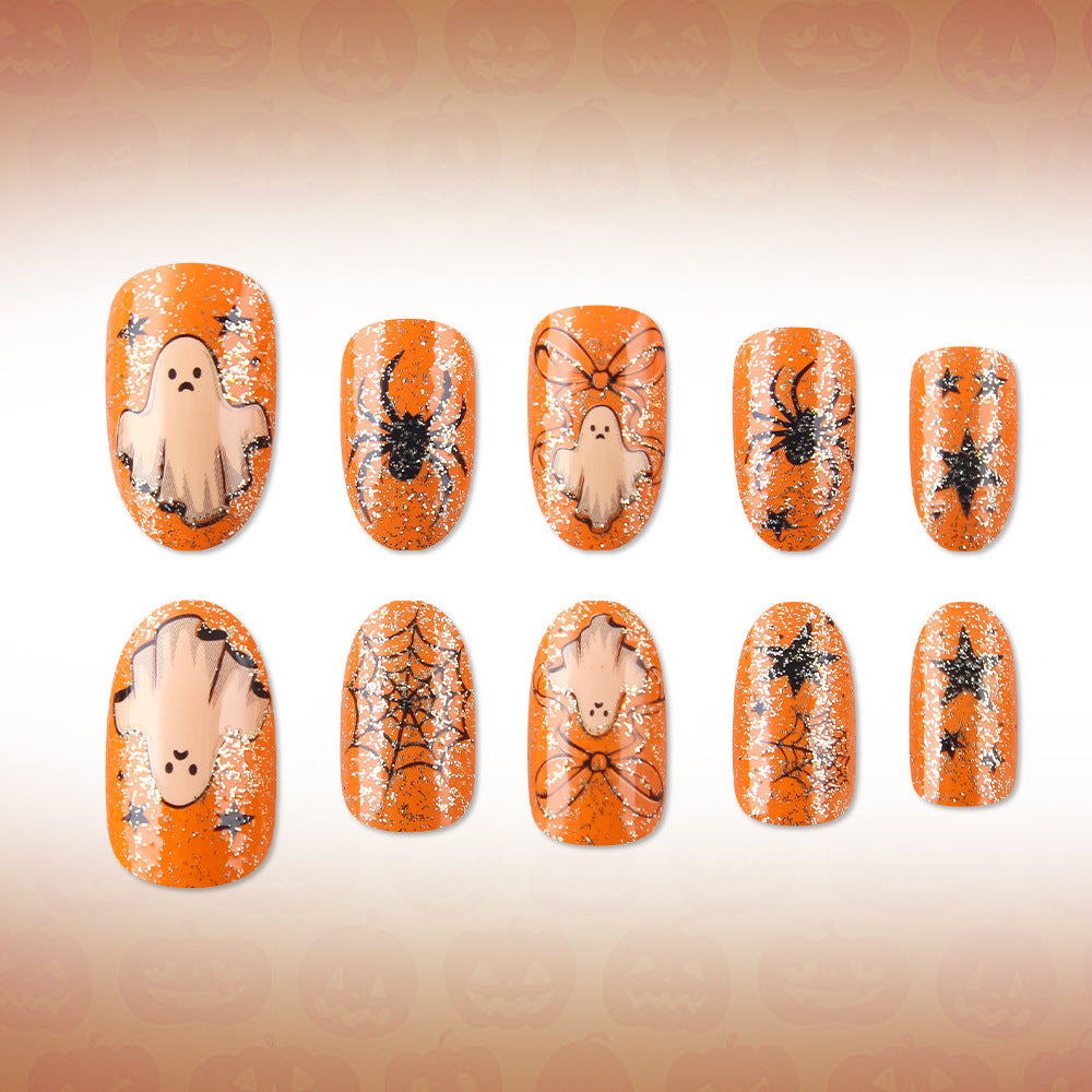 Spooky Themed Glitter Nail Art Set Kalsten