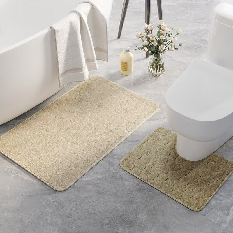 Soft Textured Bath Mat Set