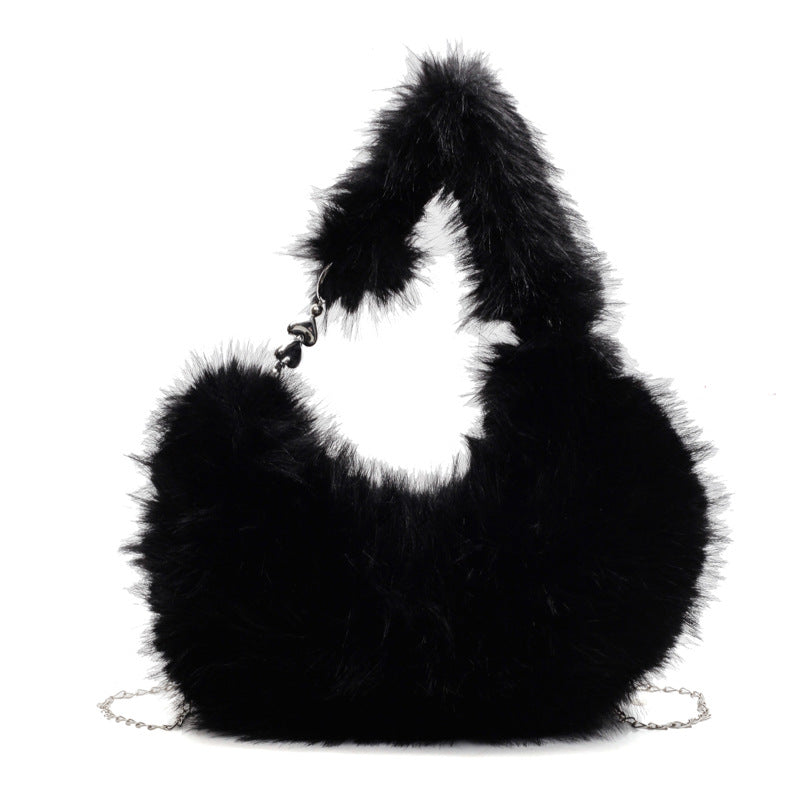 Plush Shoulder Bag with Unique Design Kalsten