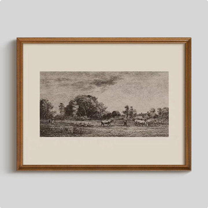 Framed Vintage Landscape Art