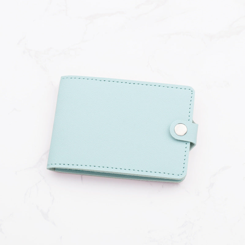 Compact Leather Card Wallet