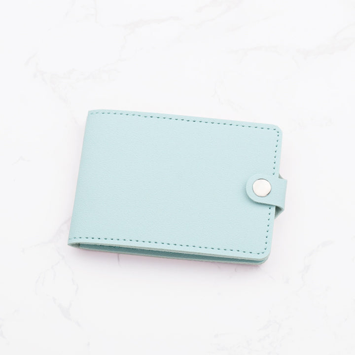 Compact Leather Card Wallet