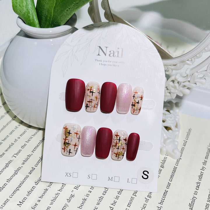 Premium Artistic Press-On Nail Set