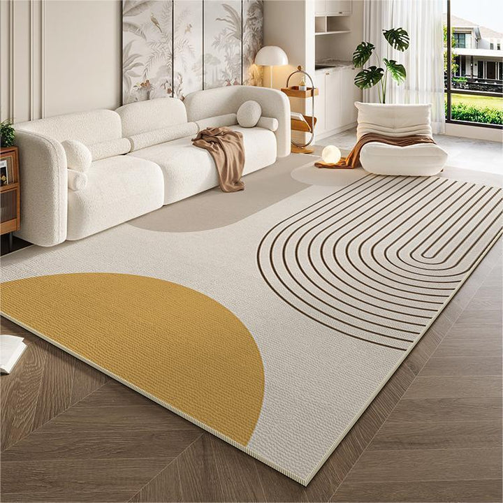 Contemporary Floral Design Area Rug