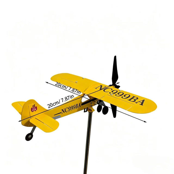 Decorative Airplane Garden Stake Kalsten