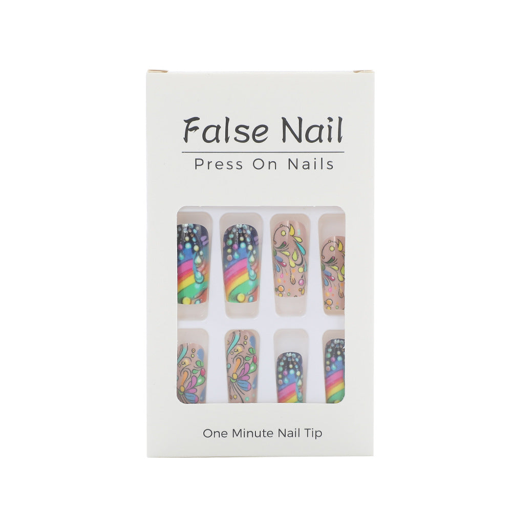Art nails with colorful and creative motif designs Kalsten