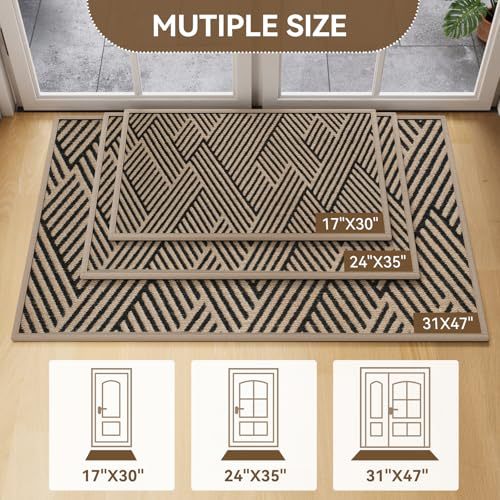 Textured Geometric Indoor Area Rug