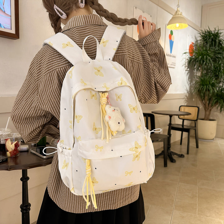 Charming Butterfly Print Casual Backpack Kalsten