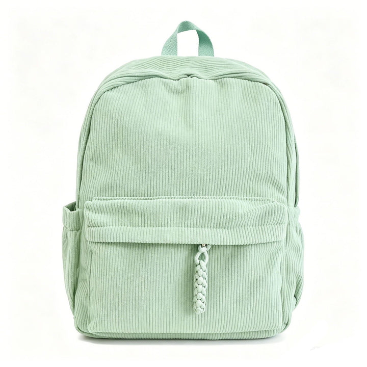 Stylish Corduroy Backpack