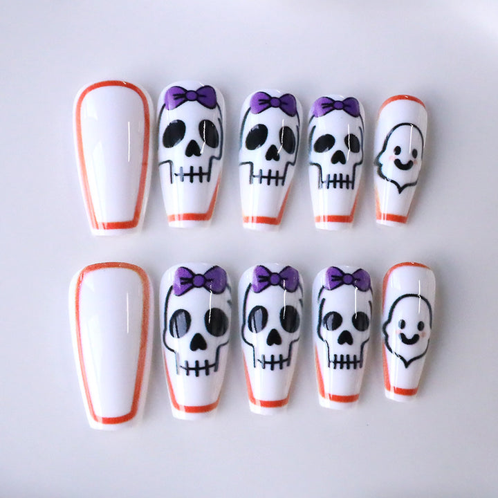 Artistic Halloween-Themed Nail Art Extensions Kalsten