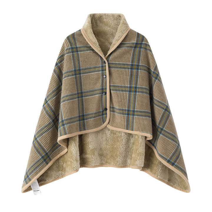 Ladies' wrap blanket made of cozy wool blend Kalsten