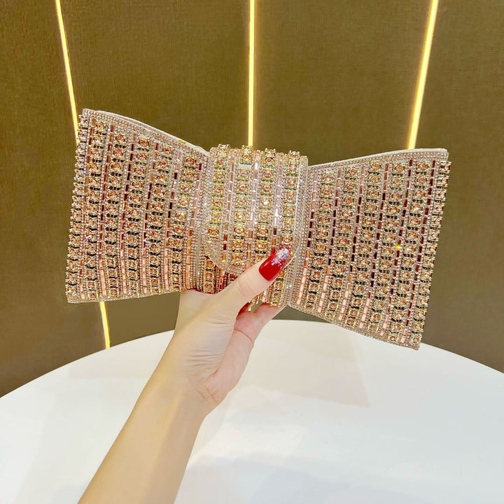 Glamorous Rhinestone-Studded Evening Clutch