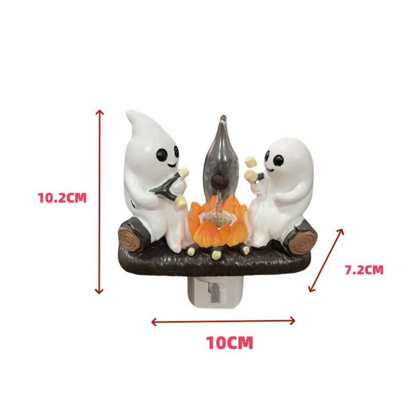 Creative Ghost Campfire Figurine Set Kalsten