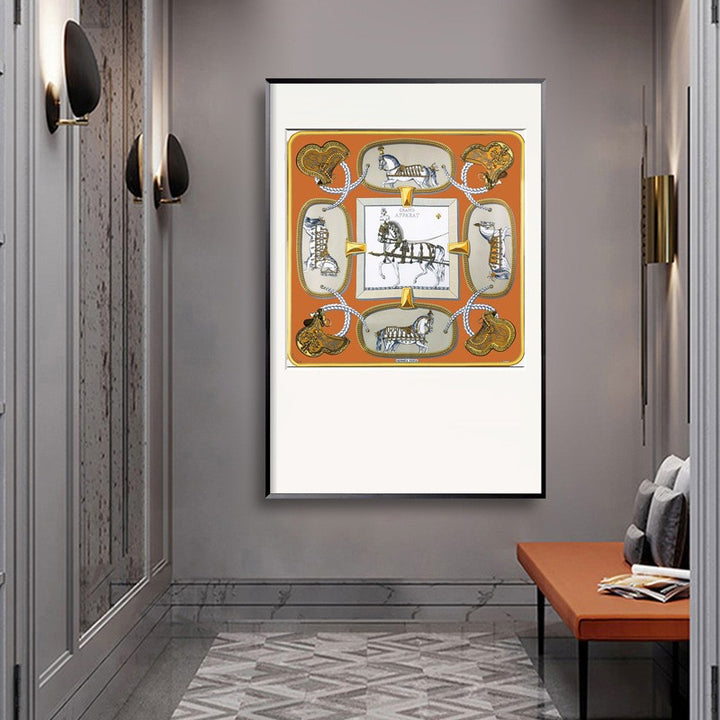 Decorative Silk Scarf