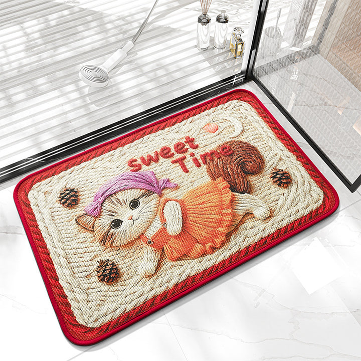 Decorative Cartoon Bath Mat Kalsten