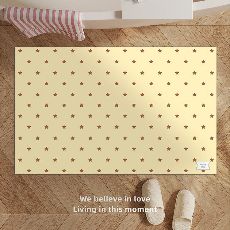 Cozy Star Pattern Bath Mat Kalsten