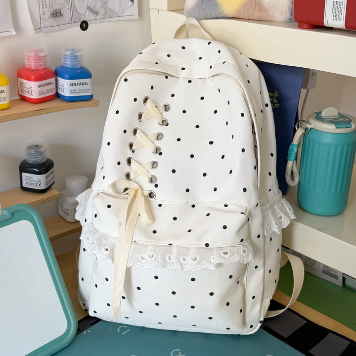 Stylish Lace-Up Backpack Kalsten