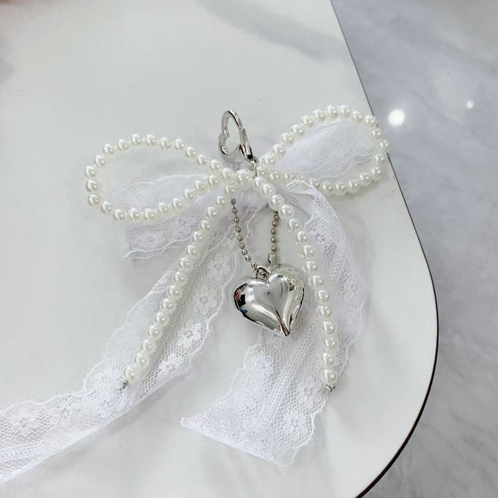 Elegant Heart Pendant Charm Keychain Kalsten