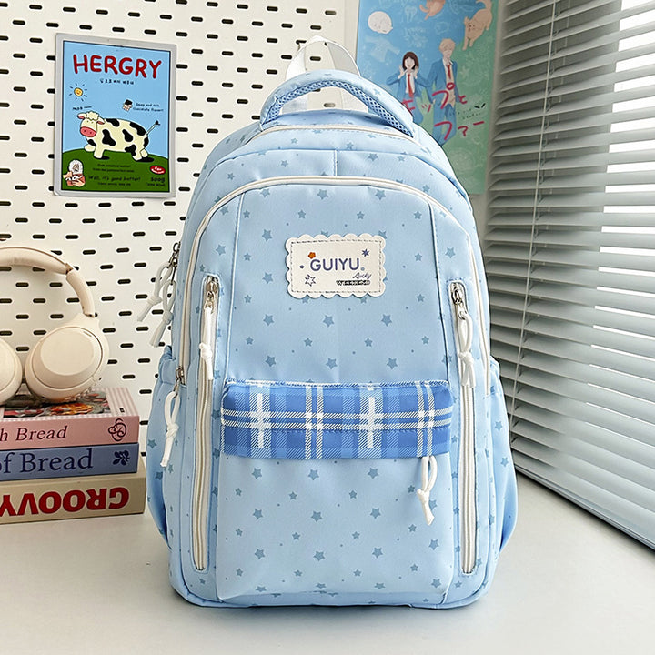 Stylish Star-Print Backpack Kalsten 1791205961