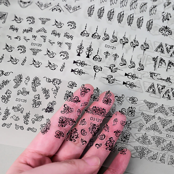 Creative Nail Art Sticker Collection