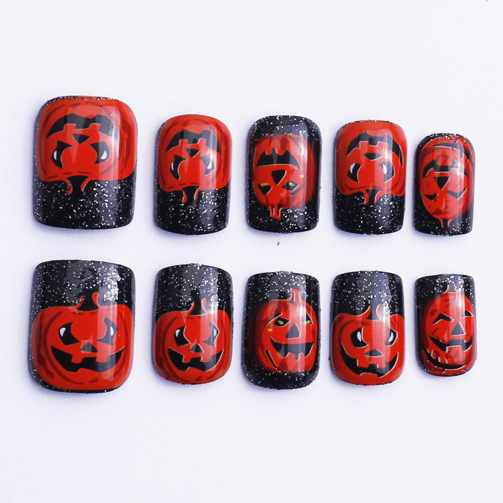 Halloween-Themed Nail Art