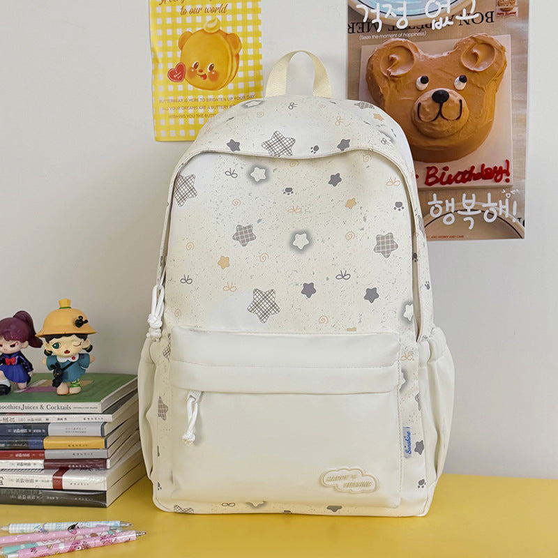 Fun Decorative Star-Patterned Backpack Kalsten