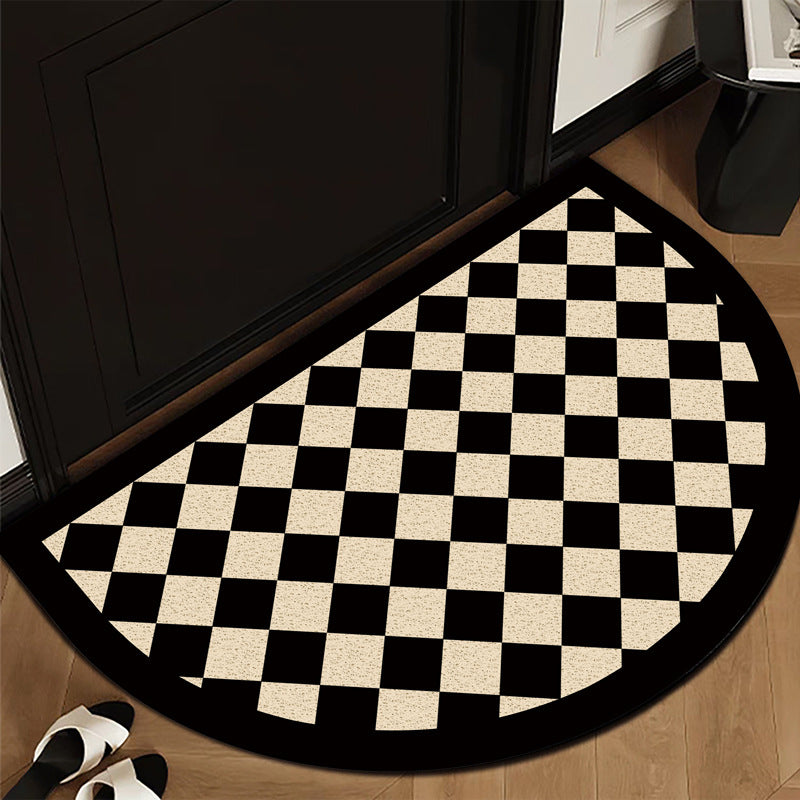 Decorative Half-Moon Doormat