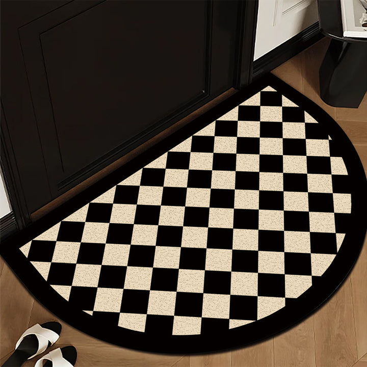 Decorative Half-Moon Doormat