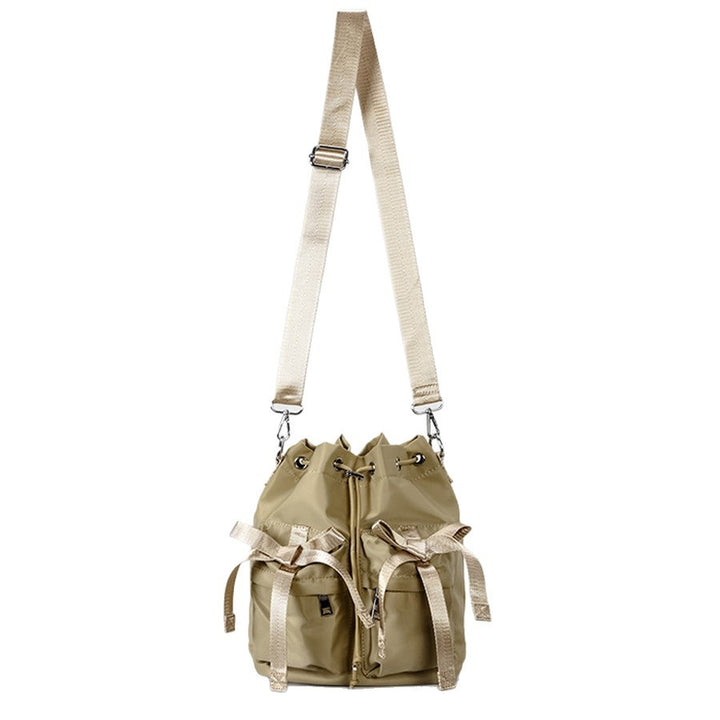 Stylish Casual Drawstring Bucket Bag