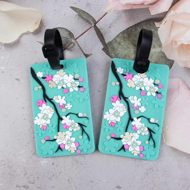 Floral Silicone Luggage Tag Kalsten