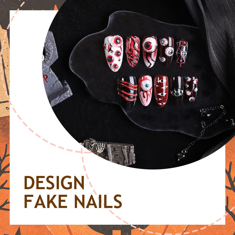 Creative Halloween Art Nail Set Kalsten