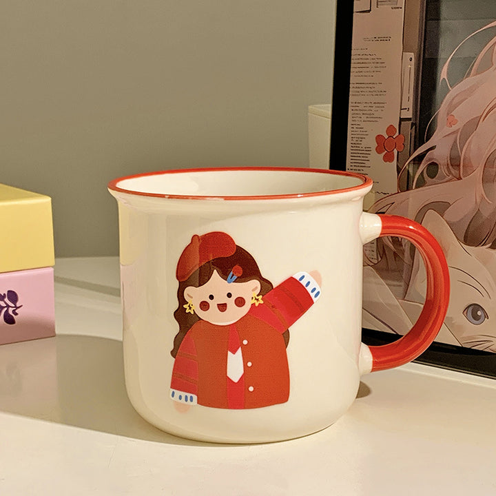 Ceramic mug with cute children's design Kalsten