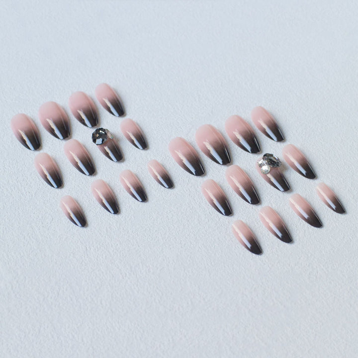 Elegant Ombre Stiletto Nail Art Set