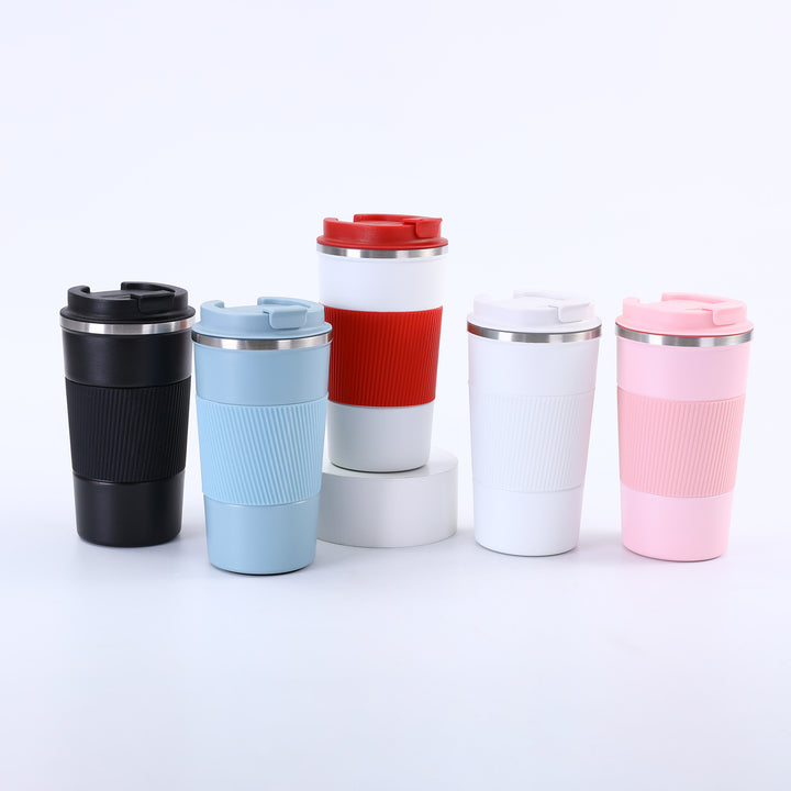 Ladies insulating cup with non-slip silicone sleeve Kalsten