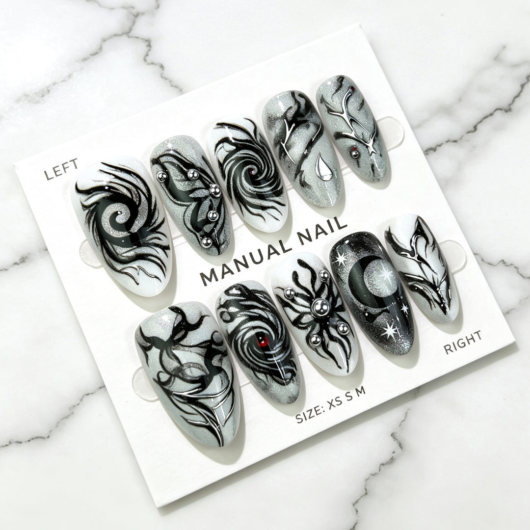 Artistic Manual Press-On Nail Set 1790738840