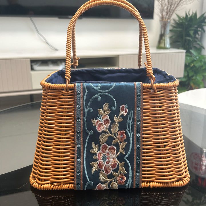 Decorative Woven Handcrafted Basket Kalsten
