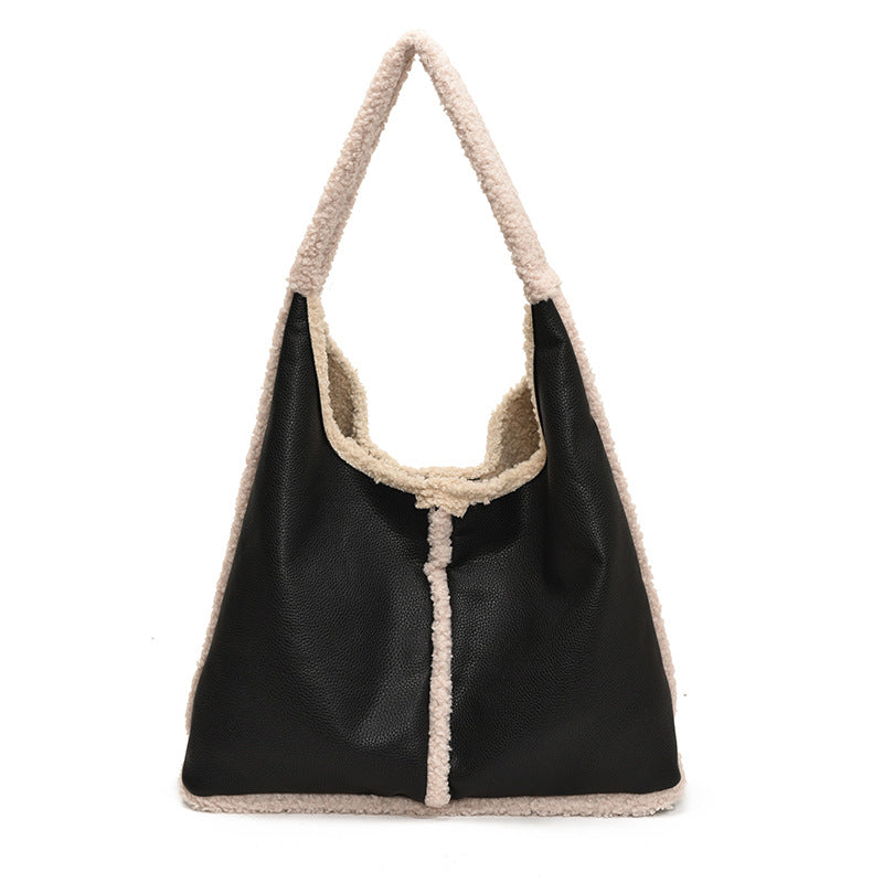 Faux Leather Tote Bag