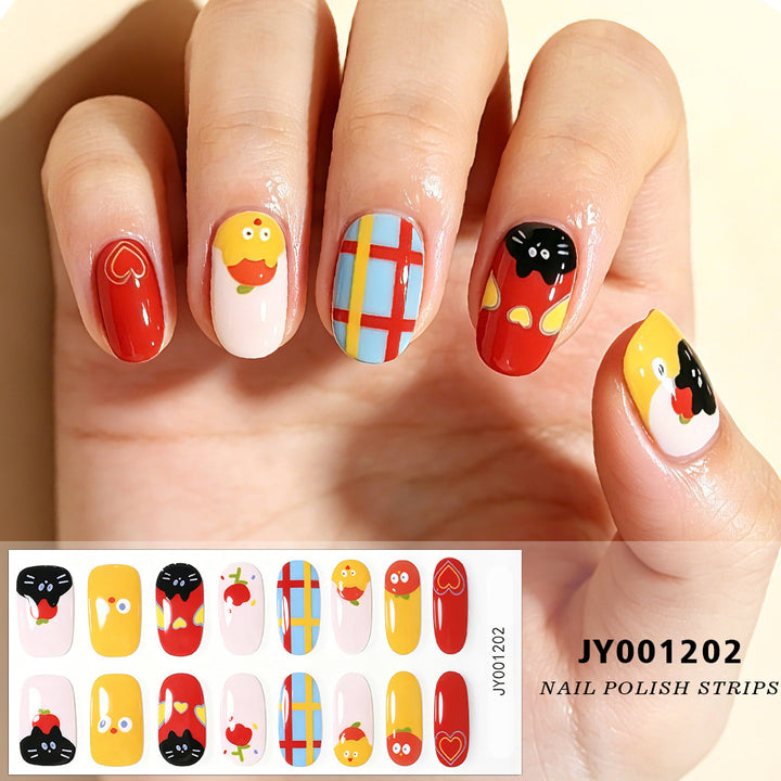 Whimsical Printed Nail Polish Strips
