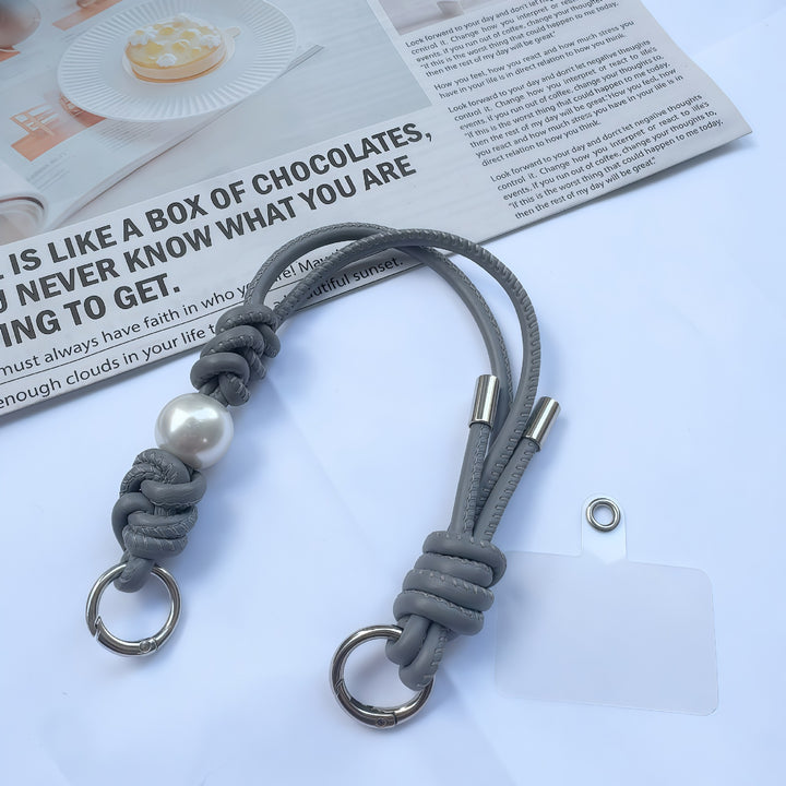 Elegant Knotted Leather Keychain Holder Kalsten
