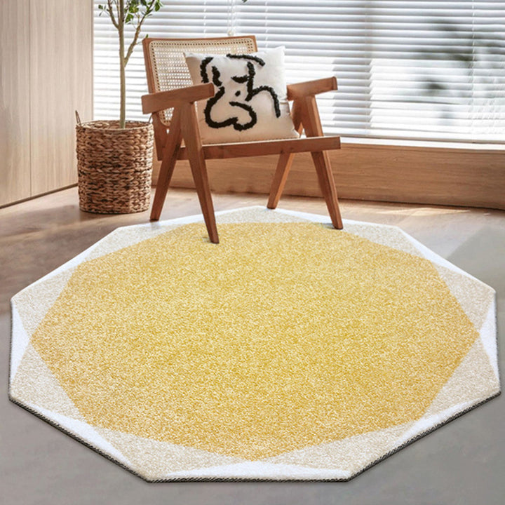 Decorative Round Area Mat Kalsten