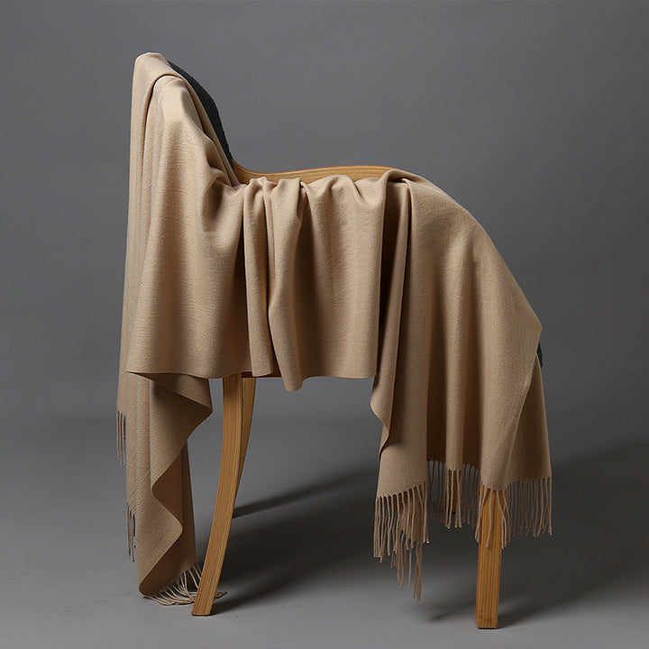 Luxurious Cashmere-Blend Throw Blanket