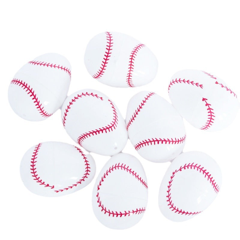 Decorative Baseball-Themed Easter Eggs Kalsten